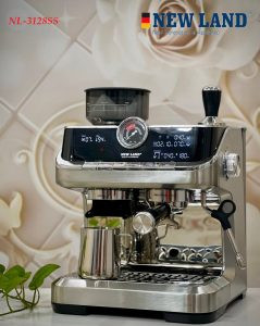 اسپرسوساز حرفه ای با آسیاب Newland مدل 3128SS